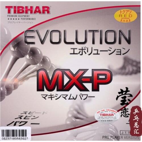 Tibhar table tennis rubber EVOLUTION MX-P for table tennis rackets blade fast attack loop ping pong rubber