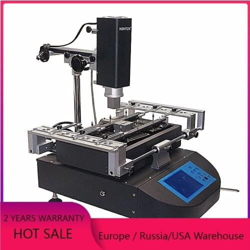 Hot Air Solder Station 3 Zones Soldering Machine Honton R490 BGA Rework Station for Mainboard Chips Repair
