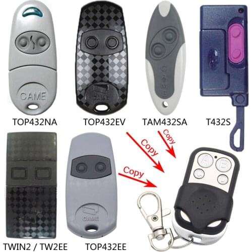Came 433.92mhz Remote Control top432na top432ev top432ee Garage Gate Remote Control 433mhz With Battery