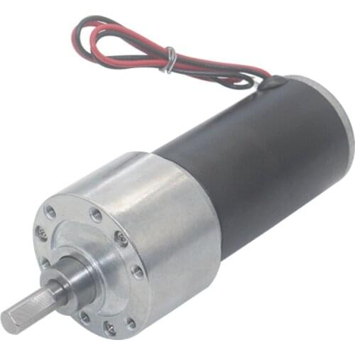DC 12V 24V High Torque Metal Tubular Gearbox Reduction Gear Motor