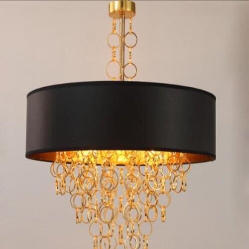 Nordic LED Pendant Light Black Lampshade Hanging Lamp Drop Pendant Lamp For Kicthen Living Room Bedroom Fixture Lighting