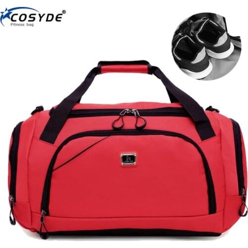 Waterproof Sport Training Gym Bag Fashion Big Women Fitness Bag For Shoe Travel Yoga Handbag Men Outdoor Sporting Tote For Male