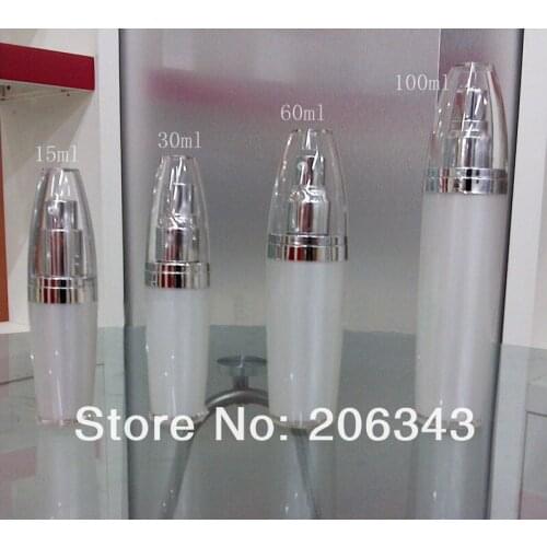 100ml pearl white acrylic press pump bottle,cosmetic container,press pump bottle ,Cosmetic bottle Cosmetic Packaging