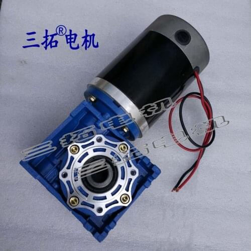 24 v dc 150 w GW97140 turbine worm motor gear motor convenient renewable carbon brush