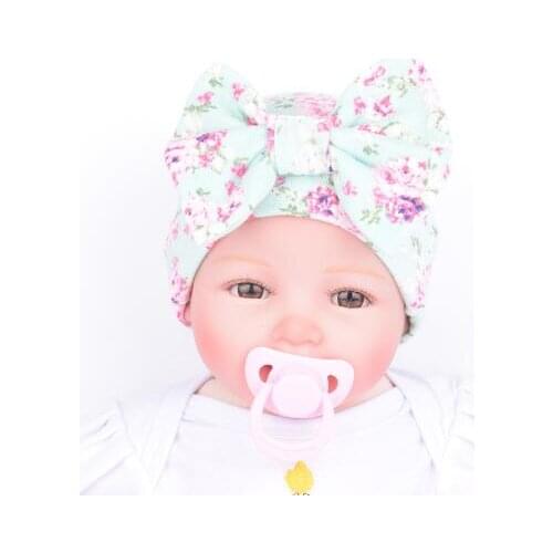5pcs/lot Baby unisex Hat beanie cap Flower Big bowknot infant Toddler girls boys Newborn Hat baby accessories 4 Colors