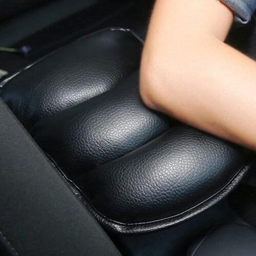 Car Center Armrest Console Box Leather Soft Cushion Pad Cover Car Center Console Arm Rest Seat Box Pad Vehicle Protective Car