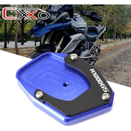 Motorcycle Side Stand Enlarge Kickstand Plate For BMW R 1200 GS 2007-2012 R1200 ADV 2008 2009 2010 2011 2012