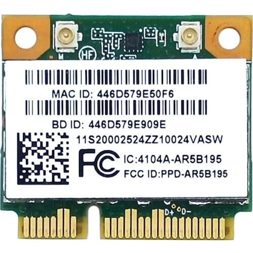 HOT-for Lenovo G480 G580 G780 Y480 Y580 Y570 2.4G 150Mbps Bluetooth 3.0 MINI PCIE AR5B195 Built-in Wireless Network Card