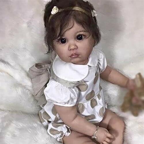 27Inch Reborn Dol Kit Julieta Huge Size Toddler Girl Soft Real Touch Unfinished Unpainted DIY Doll Parts