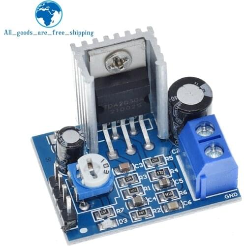 TZT TDA2030 Module Power Supply TDA2030 Audio Amplifier Board Module TDA2030A 6-12V Single