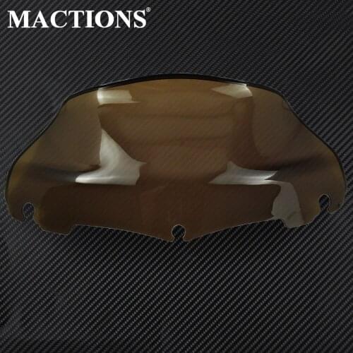 Motorcycle 9"Windshield Windscreen Smoke For Harley Electra Street Glide FLHX FLHT Ultra Limited and Tri Glide Models 2014-2016