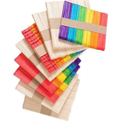 Ice cream sticks Popsicle sticks Wooden ice cream sticks diy handmade materials Food grade ice cream sticks Popsicle sticks