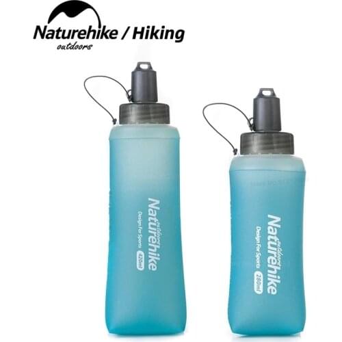 Naturehike Outdoor Mini Portable Silicone Folding Ultralight Sports Bottle Water Bottles Outdoor Mountaineering Cup Drinking Bag