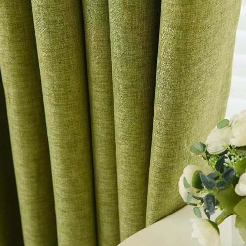 Curtains for Living Room 300cm Height Faux Cotton Linen Window Drapes Green Grey Beige Blue Coffee Window Curtains Blackout