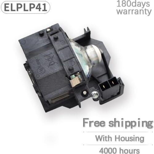 Replacement ELPLP41 Projector Lamp V13H010L41 Bulb for E PSON S5 S6 S6+S52 S62 X5 X6 X52 X62 EX30 EX50 TW420 W6 77C EMP-H283