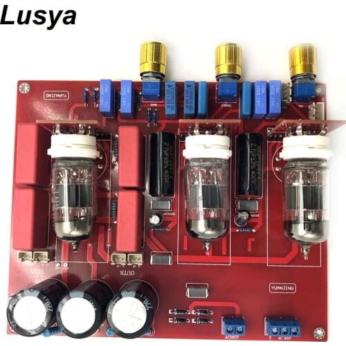 3*6N1 Tube Tone Board Preamplifier Classic Circuit Tube Hifi Preamplifier Preamp Board Stereo Amplifier Board T0314