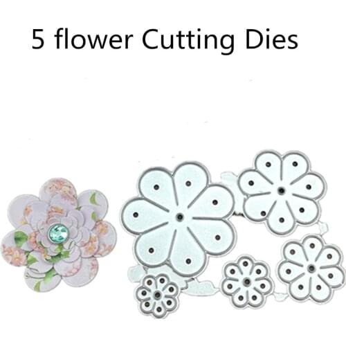 3D Flower Metal Cutting Dies Stencils Die Cut for DIY Scrapbooking Album Paper Card Embossing valentines day dies