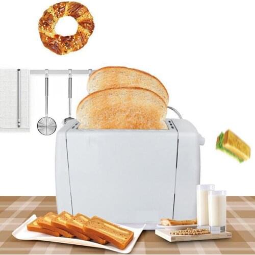 Non-stick Home Breakfast Wide Slot 2 Slices Bread Maker Automatic Quick Toaster Portable 2-Slice Wide Slot Household Toaster