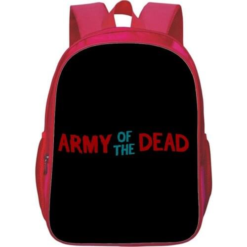 Army Of The Dead Backpack Horror Movies Cosplay Children Bag Teen Travel Rucksack Boy Girl School Bag Students Bookbag Mochila