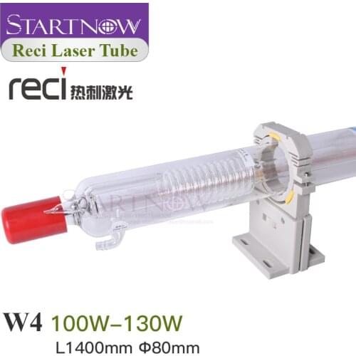 CO2 Reci Laser Tube W4 100W 120W D80 S4 Z4 V4 Wooden Box Packing For 130W CO2 High Power Lamp Matching With DY20 Power Supply