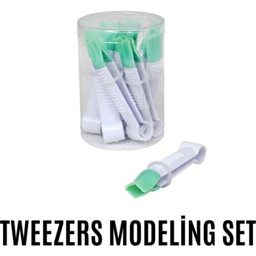 Tweezers modeling set
