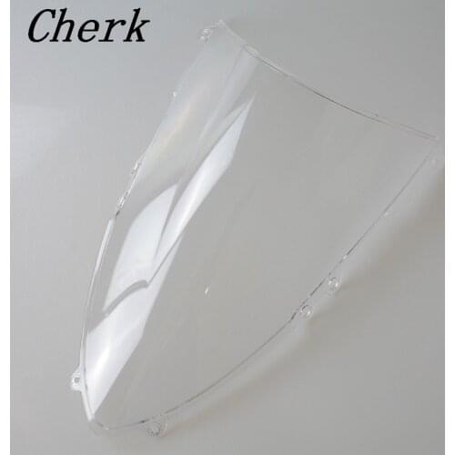 New ABS Motorcycle Double Bubble Windscreen Windshield Shield for Ducati 899 1199 Panigale 12-15 Clear