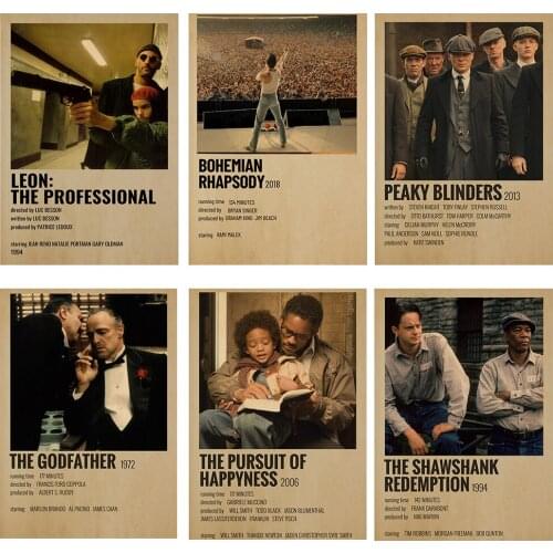 Classic Movie Poster Simple Style Poster Home Decoration Wall Art Canvas Painting Poster Print Wall Pictures For Home Decoration