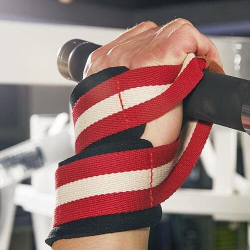 Wrist Strap Non-slip Wear-resistant 8-Shaped Fitness Lifting Strap Athlete Strength Training Strap Pull Up Lifting Strap for Gym