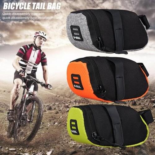 Reflective Bike Saddle Bag Cycling Pouch MTB Bicycle Tail Rear Seat Pannier