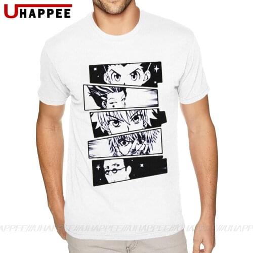 High Quality Killua Hunter X Hunter Tee Shirt Homme Classic Fashion Short Sleeves Cotton Men Summer T Shirts 1980S Apparel