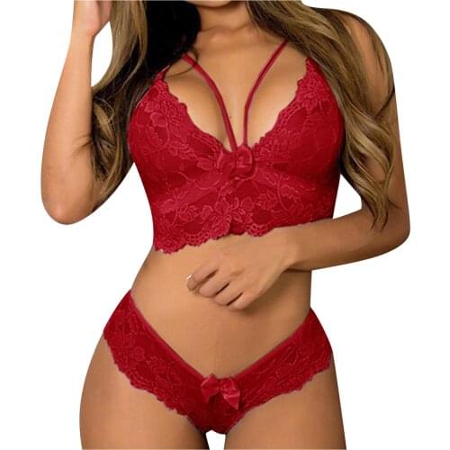 Split Open Underwear Women Plus Size Lingerie Corset Lace Floral Bralette Two Piece Underwear Biustonosz Sujetador Белье Женское