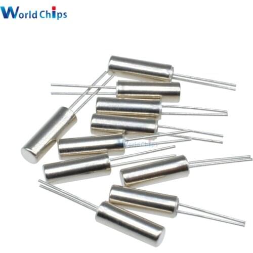 10Pcs 32.768KHz 32768HZ Crystal Oscillator 2 x 6 mm NEW
