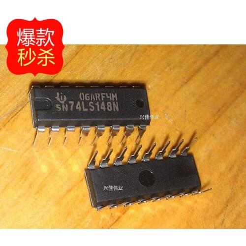 10PCS New SN74LS148N DIP package decoder / return to work from TI
