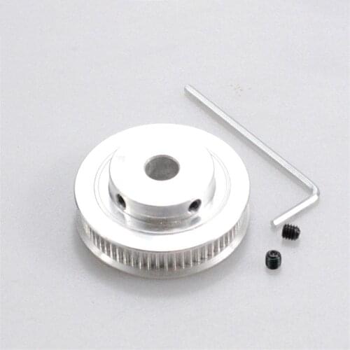 60 Teeth GT2 Timing Pulley, Bore 5/6/6.35/8/10/12/14/15mm, Width 6/10mm GT2 Timing Belt Small Backlash, 2GT Belt 60Teeth 60T
