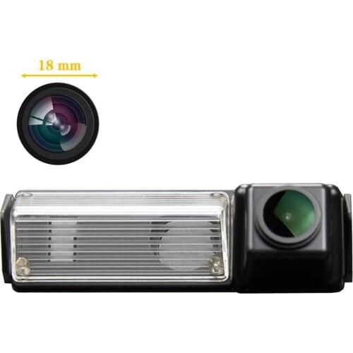 Misayaee HD 1280x720P Car View Backup Camera Plate Light for Mitsubishi Pajero Sport Montero Nativa Dakar Challenger Grandis