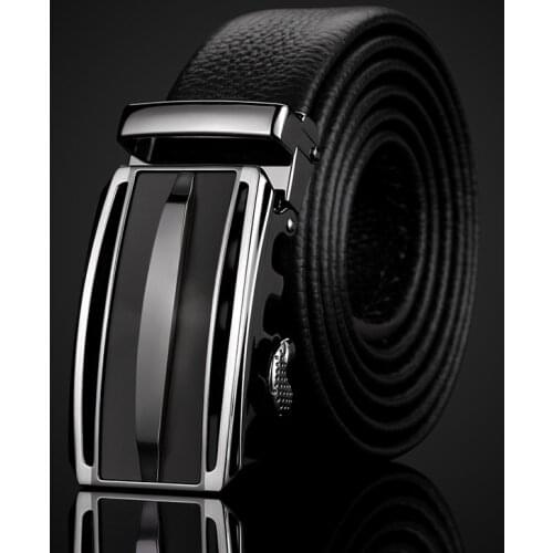 WilliamPOLO designer belts mens top quality genuine luxury leather belts mens belts metal automatic buckle belts 092-093p