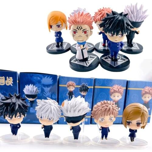 5/6 Styles Anime Comics Jujutsu Kaisen Action Figure Itadori Yuji Megumi Gojo Satoru Kugisaki Nobara Figurine PVC Model Toys