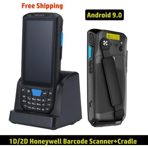 Handheld PDA Android 9.0 Rugged POS Terminal 1D 2D Barcode Scanner WiFi 4G Bluetooth GPS PDA Barcode Reader Data Capture