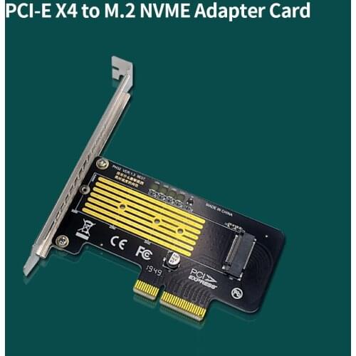M.2 NVME Adapter Card PCI-E X4 to NVME Expansion Card SSD Adapter Card for NVME Protocol M-key B&M Key SSD Wide Compatibility
