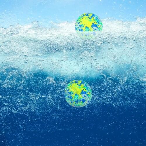 2Pcs Kids Adults Waboba Water Bouncing Ball Ocean Pool Beach Sports Swimming Toy Water Bouncing Ball (Color by Random)