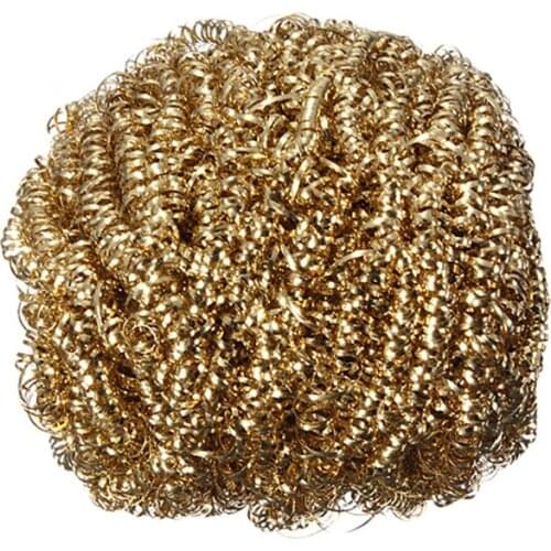 New Welding Soldering Solder Iron Tip Cleaner Cleaning Steel Wire Sponge Ball New High Quality