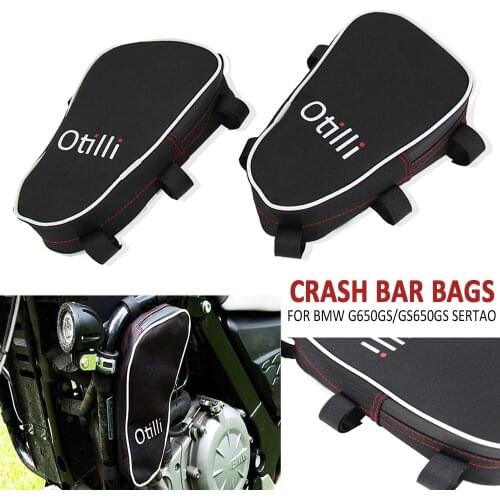 NEW Motorcycle Frame Crash Bar Bags For BMW G650GS Sertao Tool Placement Travel Bag FOR SW Motech Crash Bar G650GS