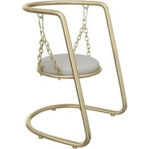 Dining Chair Nordic Modern Simple Balcony Chair European Domestic Indoor Net Red Ins Swing Chair Iron Leisure Chair