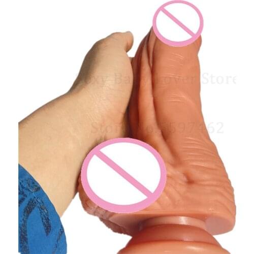 Huge Silicone Dildo Realistic Adult Female Masturbator sex toys Large Penis Anal Sex buttplug Big Dick Erotic Toys For Women Gay