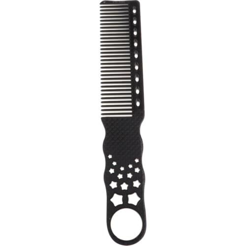 Hairdresser Barber Salon Flat Top Comb for Styling Cutting Detanging
