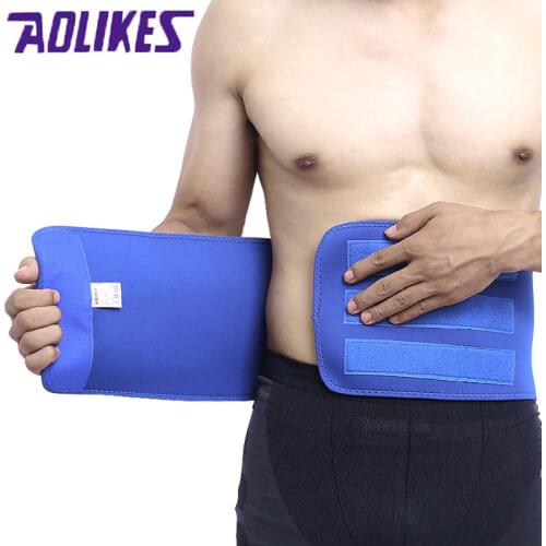 Waist Support For Belts Belt Lumbar Brace Breathable Back Therapy Absorb Sweat Fitness Sport Protective Gear AOLIKES