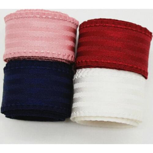 1 '25mm 1-1/2 38mm striped lace ribbon 10 yards DIY handmade material gift packaging skirt with hair trim polyester
