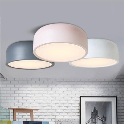 Modern luzes de teto lamparas de techo ventilador de techo light ceiling AC85-265V Bedside Aluminum living room bedroom lumina