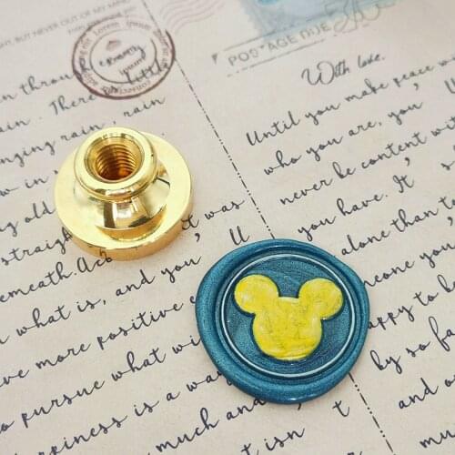 Mouse Wax seal Stamp animal Exquisite Paint wood handle,DIY Ancient Seal Retro Stamp,Personalized Stamp Wax Seal High Quality