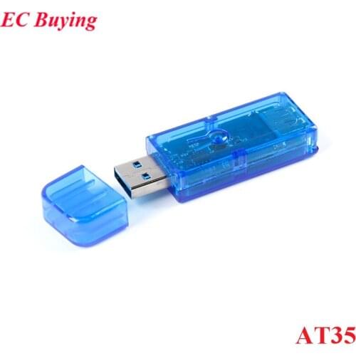 AT35 USB 3.0 Tester Voltmeter Ammeter Current Meter Multimeter Battery Charge Power Bank 0.96" IPS Colorful LCD Display